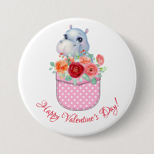 Happy Valentine's Day!  Button