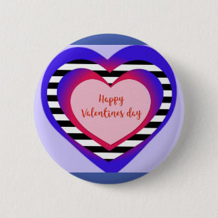 Happy valentine's day  button
