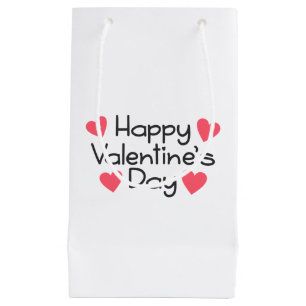 Happy Valentine's Day Calligraphy Gift Bag