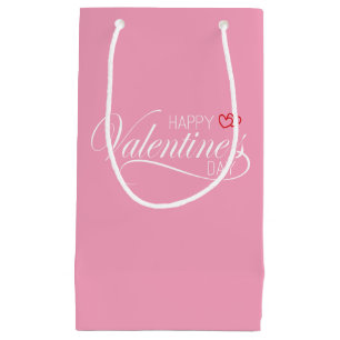 Happy Valentine's Day Calligraphy   Gift Bag