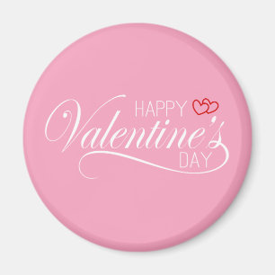 Happy Valentine's Day Calligraphy   Magnet