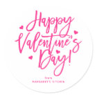 Happy Valentine's Day Calligraphy Script