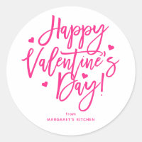 Happy Valentine's Day Calligraphy Script