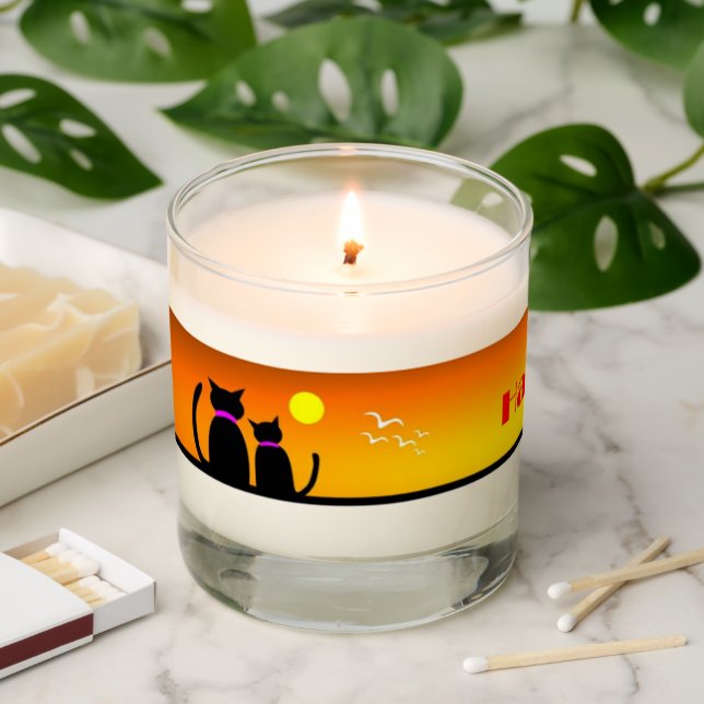 Happy Valentine's Day Candle (Lit)