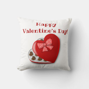 Happy Valentine's Day Candy Pillow Decor