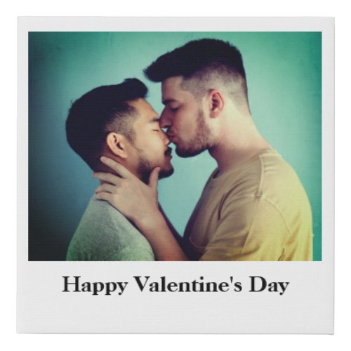 Happy valentines day Canvas Print