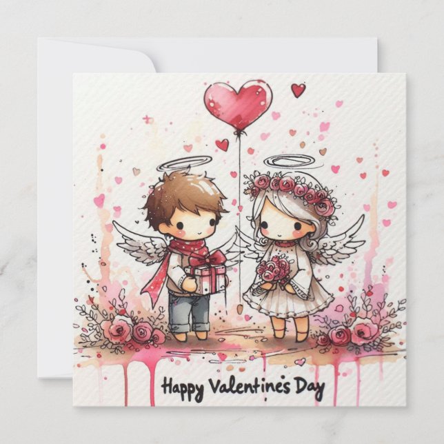 Happy Valentines Day Card (Front)
