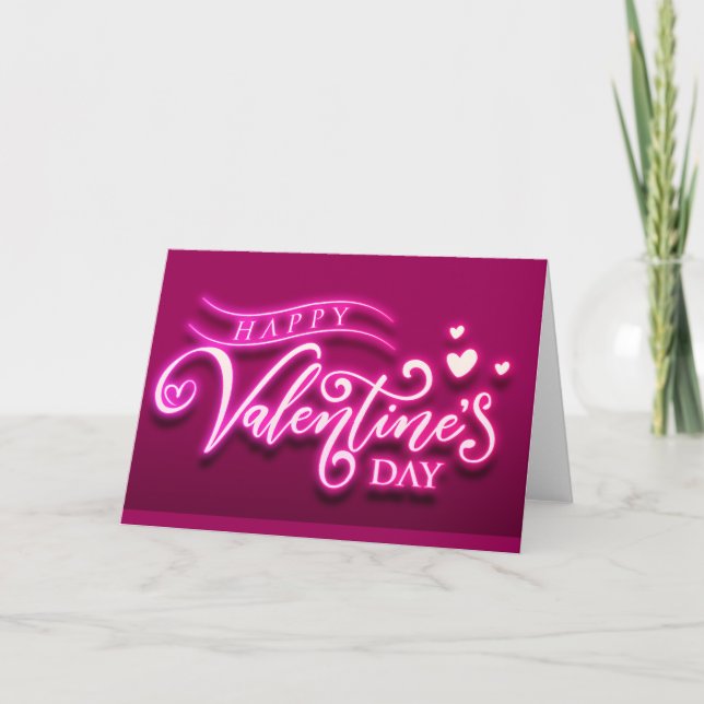 Happy Valentines Day Card (Front)
