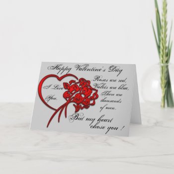 Happy Valentines Day Card by Missed_Approach at Zazzle
