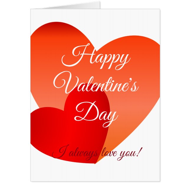 Happy Valentine's Day Card (Front)