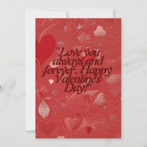 Happy Valentines Day card