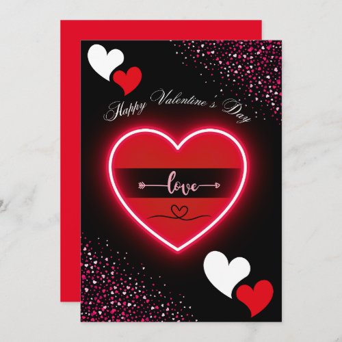 Happy Valentines Day Card Design