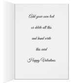 Happy Valentine's Day Card with love cats (Inside (Right))