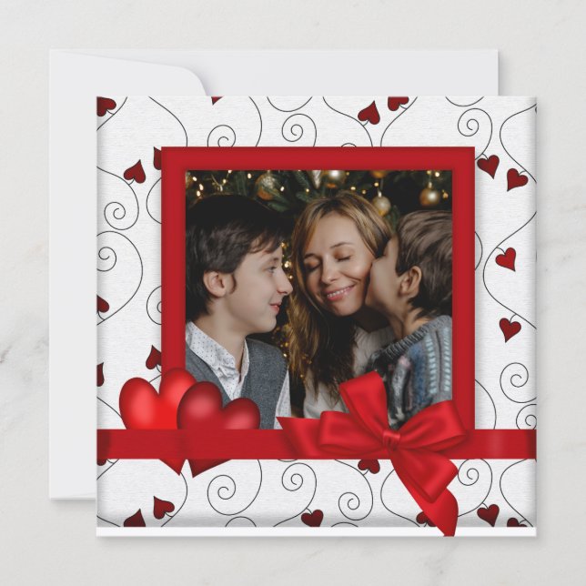 Happy Valentine's Day Card with Photo (Front)