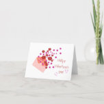 Happy Valentine&#39;s Day Card With Roses at Zazzle