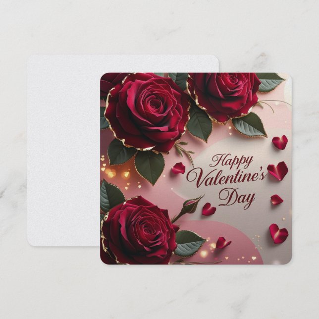 Happy valentine's day cards (Front/Back)