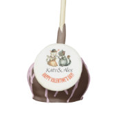 Happy Valentine's Day Cats Cake Pops (Front)