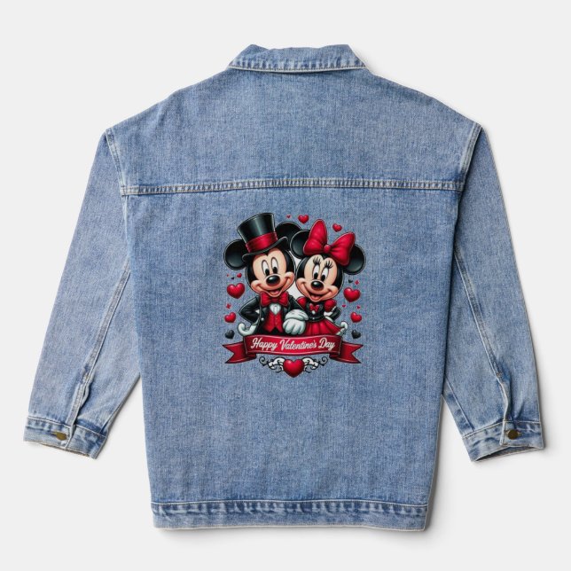 Happy Valentine's Day - Celebrate Love, Joy, 2025 Denim Jacket (Back)