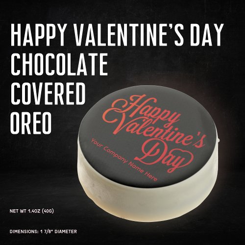 Happy Valentines Day  Chocolate Covered Oreo