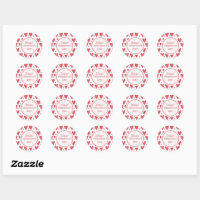 Vintage Valentine's Day, Retro Love and Romance Sticker, Zazzle