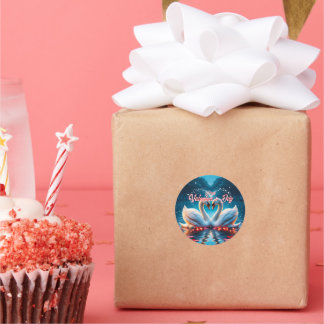 Happy Valentine's Day Classic Round Sticker