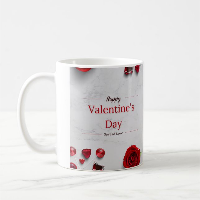 Happy Valentine's Day Coffee Mug (Left)