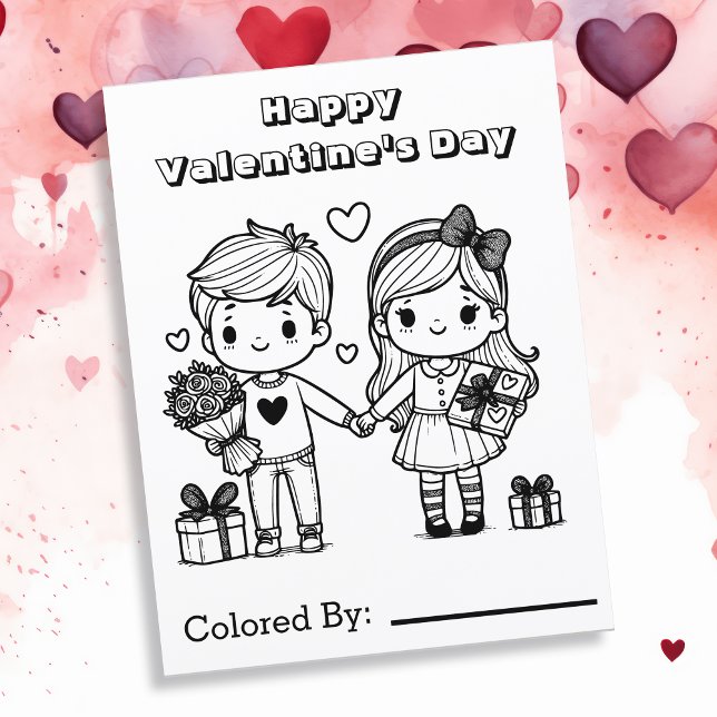 Happy Valentine's Day   | Color Me Page (Creator Uploaded)