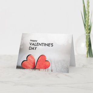 Happy Valentine's Day Custom Branded Folded  Card