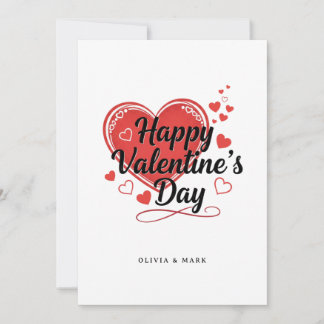 Happy Valentines Day Custom love gift  Holiday Card