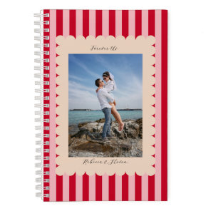 Happy Valentine's Day Custom Photograph Modern Notebook