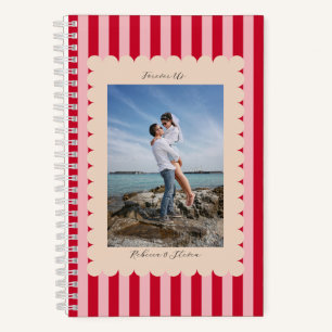 Happy Valentine's Day Custom Photograph Modern Notebook