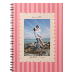 Happy Valentine's Day Custom Photograph Modern Notebook