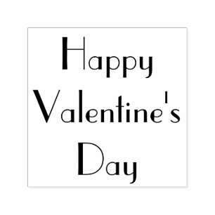 Happy Valentines Day Custom Self-inking Stamp