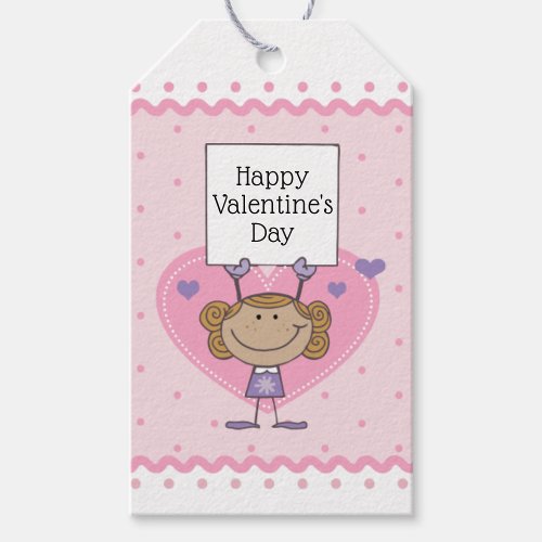 Happy Valentines Day Customizable Message Gift Tags