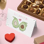 Happy Valentine's Day Cute Funny Simple Avocados Card
