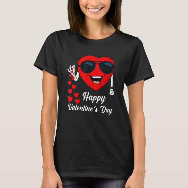 Happy Valentines Day Cute Heart Bae Funny Salting  T-Shirt (Front)