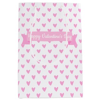 Happy Valentine's Day | Cute Pink Hearts Pattern