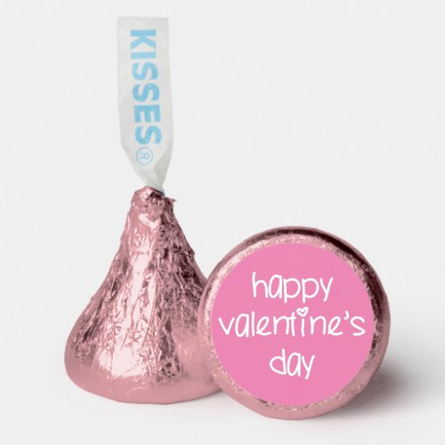 Happy Valentines Day _ Cute Typography Hersheys Kisses