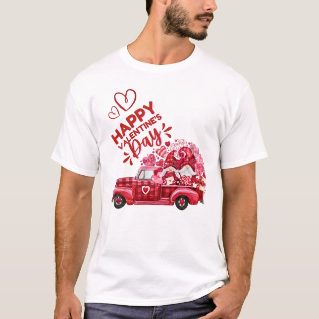 Happy valentine's day | cute valentine's quotes T-Shirt (Front)