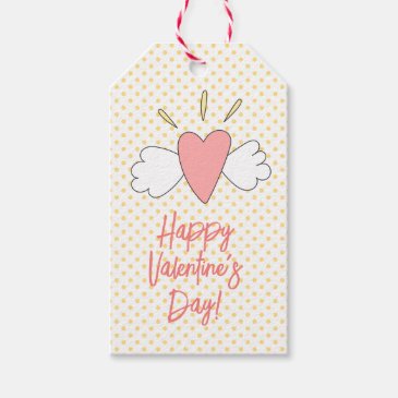 Happy Valentine's Day! Cute Winged Heart