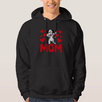 Happy Valentine's Day Dalmatian Mom Mothers Day Va Hoodie