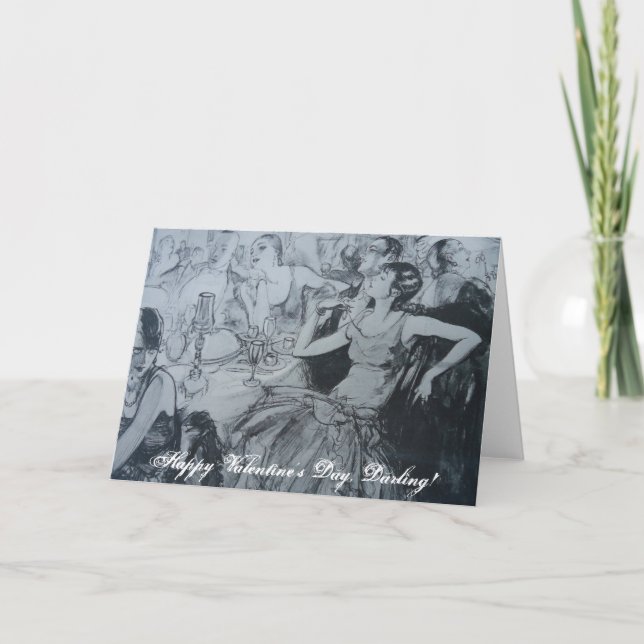 Happy Valentines Day, Darling! Holiday Card (Front)