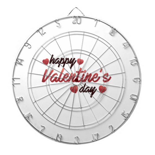 Happy Valentines Day Dart Board