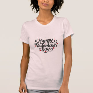 Happy Valentine's Day Design T-Shirt