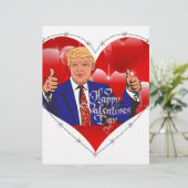 happy valentines day donald trump (Standing Front)