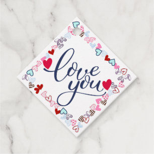 Happy Valentine's day Favor Tags