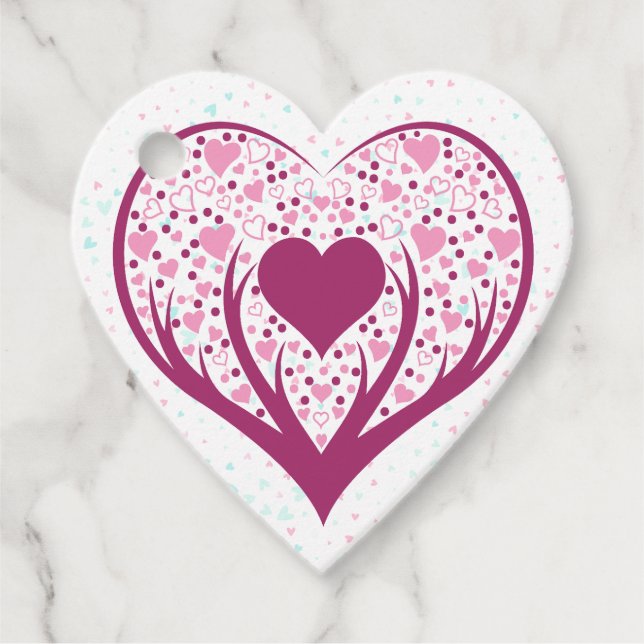 Happy Valentine's day Favor Tags (Front)