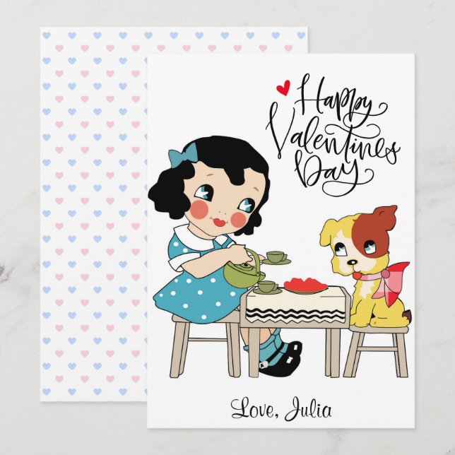 Happy Valentine's Day | Forever My Favorite Cute Holiday Card (Front/Back)