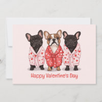 Happy Valentines Day French Bulldog