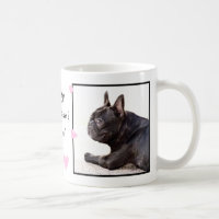 Happy Valentine's Day French Bulldog mug